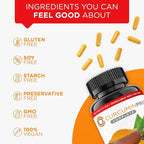 curcuminpro Complete BCD | 30 Day Supply | World's Only BioSoluble Vegan Beta Cyclodextrin & Organic Turmeric Curcumin | Natural Joint & Muscle Support | Vegan | 60 Count