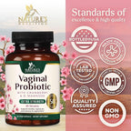 Probiotics 50 Billion CFU per Serving - 10 Strains & Prebiotics - Supports Women's pH Balance, Digestive, UT & Feminine Health - SVag Women Health Supplements - Shelf Stable Bottled USA - 60 Capsules