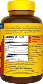 Nature Made CholestOff Plus, Dietary Supplement for Heart Health Support, 100 Softgels, 25 Day Supply