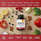 Sangluco Berberine Cinnamon Chromium Turmeric Apple Cider Vinegar Bitter Melon Supplement | Supports Healthy Levels Already Within Normal Range | 180 Capsules