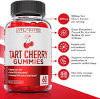 Atlantis Nutrition Tart Cherry Gummies 2-Pack with Celery Seed Extract - Advanced Uric Acid Cleanse for Immediate Relief. Powerful Antioxidant with Joint Support - 120 Gummies