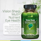 Irwin Naturals Vision Sharp Multi-Nutrient Eye Health with Lutein, Bilberry & Omega-3s - 42 Liquid Softgels