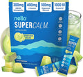 Nello Supercalm Powdered Drink Mix, Cortisol Reducer and Sleep Aid Supplement, L Theanine, Ksm-66 Ashwagandha, Magnesium Glycinate, Vitamin D 3, No Sugar, Non GMO, On The Go, 20 Ct, Honeydew Melon