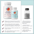 FullWell Women's Prenatal Essentials - Women’s Prenatal Multivitamin & Fish Oil - Supports Maternal Health & Fetal Development - Omega 3, DHA, Folate & Choline- 30 Servings