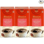 Teeccino Lion’s Mane Rhodiola Tea - Rose - 25 TeaBags Caffeine-Free Mushroom Adaptogenic Herbal Tea, 3x More Herbs than Regular Tea Bags, Lightly Sweet from Dates & Figs, Chicory Prebiotic - (Pack of 3)