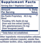 Life Extension Bio-Fisetin 30 Capsules Cellular Health Bundle with Taurine 1000mg 90 Capsules Heart Health