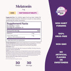 Natrol Kids Fast Dissolve Melatonin 1 mg, Dietary Supplement for Restful Sleep, Sleep Tablets for Kids, 30 Strawberry-Flavored Melatonin Tablets, 30 Day Supply