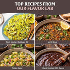 HANDPICK Culinary Black Mustard Seeds (397g/14oz), Gluten free, 100% Raw, Sourced from India, Packed in Resealable Zip Lock Pouch | All Natural - Easy to Use