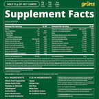 Gruns Adult Super Greens Multivitamin Gummies, Superfood Gummy Vitamins for Women and Men with Spirulina, Chlorella, Adaptogens & Prebiotic Fiber for Digestive Health (28 Count) (Pack of 2)
