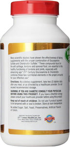 21st Century Glucosamine Chondroitin 750/600mg - Triple Strength, Tablets, 60 Count