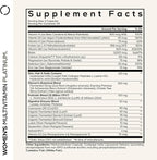 Codeage Women’s Multivitamin Platinum - Vitamins A D3 K1 K2 B12 & Minerals, CoQ10, Skin, Hair & Nails Complex, Collagen, Botanicals, Probiotics, Fermented Greens, Lutein, Astaxanthin - 90 Capsules