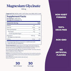 Natrol Magnesium Glycinate Supplements 100mg, Cherry Lemon Soft Chews for Healthy Sleep and Body, Magnesium Glycinate 100mg, Up to a 30 Day Supply