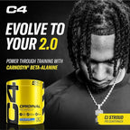 C4 Original Pre-Workout Powder For Endurance, Focus & Performance with 150mg Caffeine, Beta-Alanine, Creatine, Zero Sugar, 30 Servings, Icy Blue Razz