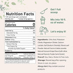 Micro Ingredients Hydration Electrolyte Powder, 2 lb (139 Servings) | Concord Grape Flavor | High Potassium (1,000mg) + Coconut Water | No Sugar, Keto Friendly | Non-GMO