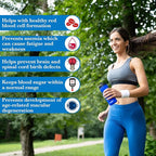 Wellgenix Bio Available Daily Multivitamins (60 ct) - Focus Support Formula with Vitamins Methyl B12, B6, Folate & Biotin - Sublingual Energy & Diet Supplement for Immune & Overall Health