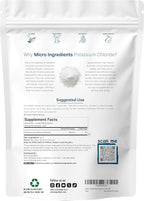 Potassium Chloride Powder, 1 KG (35 Ounce) | Salt Substitute & Essential Hydration Electrolyte Supplement | Supports Mineral Balance, Heart, Joint, and Immune Health | Filler Free, Dissolves Easily