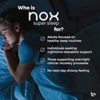 te Nox Super Sleep – Natural Sleep Aid for Relaxation & Circadian Rhythm Support | Helps Calm Restlessness, Supports Melatonin Production & Sleep-Wake Cycle | Liquid Formula | Non-GMO | Made in USA