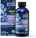Mommy's Bliss Kids Organic Cough Syrup & Mucus Relief for Night Time, Agave & Honey, Ivy Leaf, Zinc, Vitamin C, Cough Syrup for Kids, +Herbal Nighttime Blend, 4 Fl z