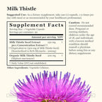 Milk Thistle Supplement – Standardized to 80% Silymarin – Pure, Vegan, Non-GMO, Kosher – 90 Vegan Capsules