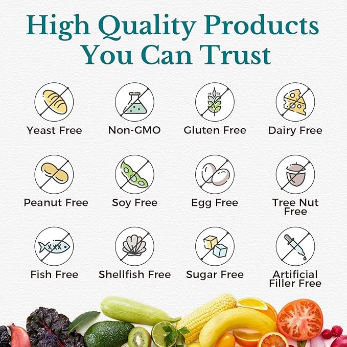 Vitalitown Probiotics 120 Billion CFUs | 36 Strains, with Prebiotics & Digestive Enzymes for Men Women | Shelf Stable | Digestive & Immune Support | Vegan | 60 Delayed Release Veg Caps