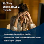 Zinc Free AREDS 2 Eye Vitamins - Zinc Free Eye Vitamins - Zeaxanthin Plus Lutein Eye Vitamins - Soy-Free VCaps - No Zinc and Copper