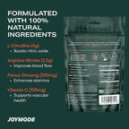 JOYMODE Sexual Performance Booster for Men – Fast-Acting Erection & Libido Support with L-Arginine, L-Citrulline & Ginseng – Premium On-Demand Male Enhancing Supplement Powder