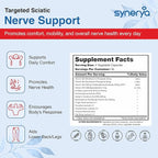 Advanced Sciatic Nerve Support Relief: Sciati Alpha Lipoic Acid, Vitamin B Complex - Sciatica Dietary Supplement - 120 Ease to take Capsules