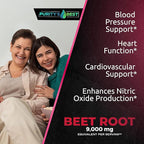 Purity's Best Beet Root Capsules, 140 Veggie Pills, Supports Blood Circulation - Helps Nitric Oxide Production, Beet Root Extract, Pure, Non-GMO