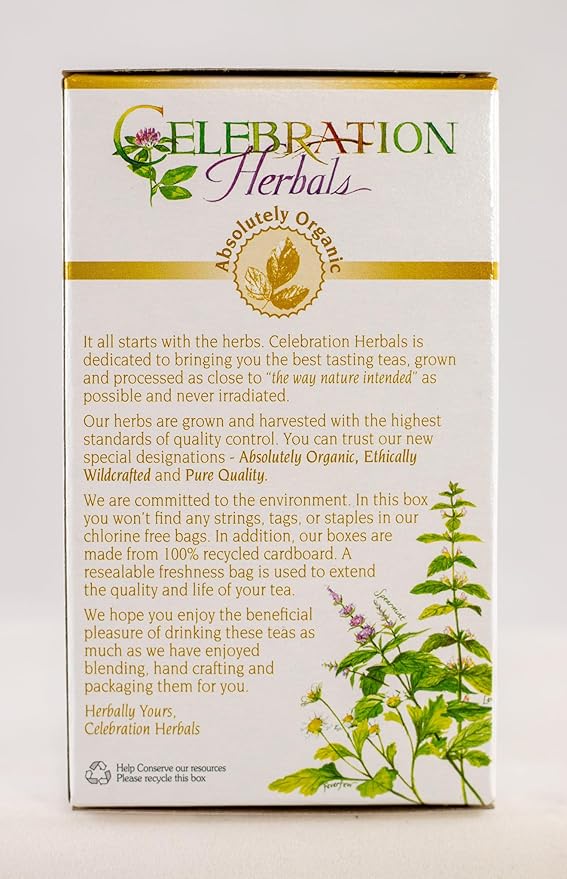 Celebration Herbals Organic Milk Thistle Seed Herbal Tea -- 24 Tea Bags, NET WT.60, 2.11 OZ