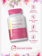 Carlyle Prenatal Vitamins for Women | 120 Capsules | Multivitamin and Mineral Formula with Folic Acid | Non-GMO and Gluten Free Supplement | for Her