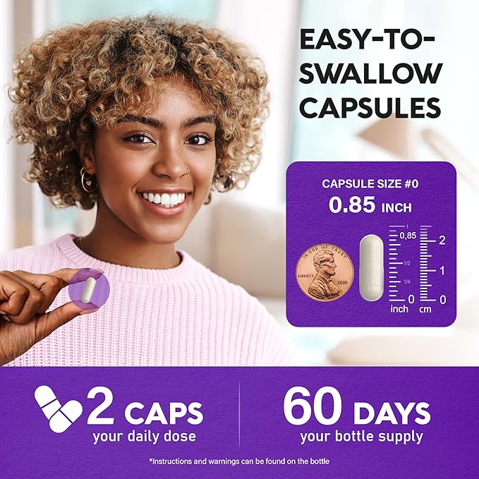 Hyaluronic Acid Supplements 1000 mg - Collagen | MSM | Boswellia | Vitamin D3, C & E - Hyaluronic Acid Capsules - Skin Hydratation & Joint Comfort Support - 7-in-1 Complex - Made in USA - 120 Capsules