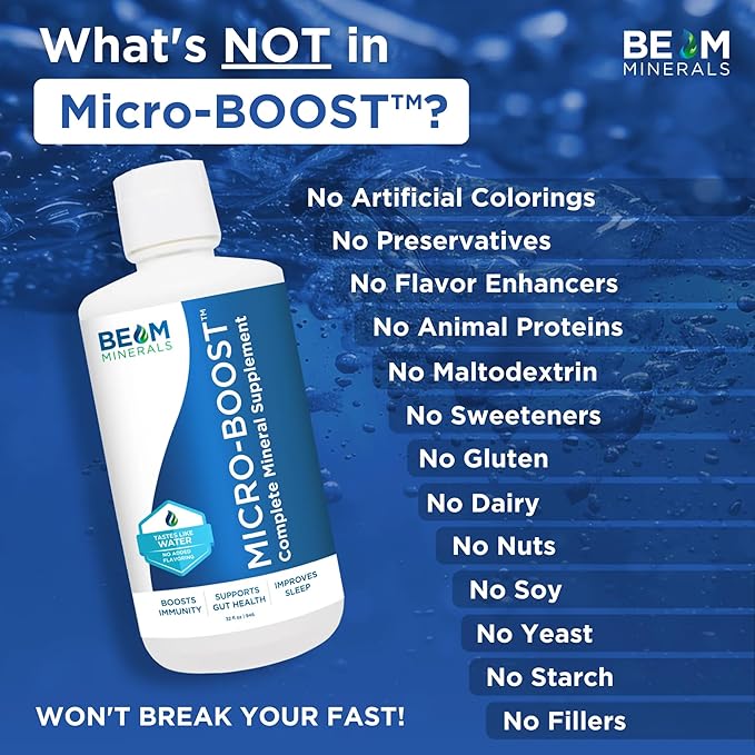 BEAM Minerals Micro-Boost | Complete Mineral Supplement | All the Minerals, Without All the Pills | 32 fl Oz