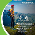 NaturesPlus Papaya Enzyme - 180 Chewable Tablets - Digestive Aid Supplement with Amylase & Protease - Helps Reduce Gas, Bloating, Stomach Upset & Discomfort - Vegan, Gluten Free - 180 Servings