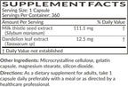 Futurebiotics Milk Thistle Silymarin Marianum & Dandelion Extract Liver Health Support, Antioxidant Support, Detox, 360 Capsules