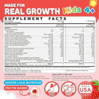 Kids Multivitamin Gummies + Calcium, Probiotics, Vitamin D3, C, Methylated B12 & Methylfolate, B6, A, K2, E, Zinc, Prebiotics for Children Ages 4+, Clean & Sugar Free, for Nutritional Support, 60 Cts