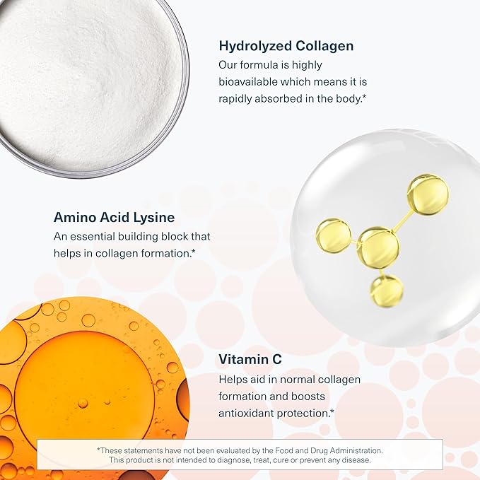 Youtheory Advanced Collagen with Vitamin C - 6,000 mg Hydrolyzed Collagen Peptides & Amino Acids - Hair, Nails, Joints & Bones Support - 120 Tablets (20-Day Supply)*