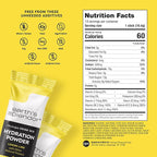 Earth's Splendor Electrolytes Powder Packets Lemon Lime Hydration Drink Mix Sticks with Essential Vitamins for Energy & Sports Performance | Travel-Friendly Single-Serve Packets for Daily Use 10 Pack