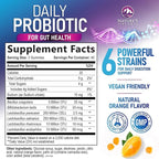 Probiotic Gummies - 6 Premium Probiotic Strains - Daily Gut Health Pro Biotic Gummy Supplement for Women, Men & Teens, Natural Digestive Health Support, “Good” Gut & Immune Support - 120 Gummies
