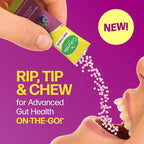 Culturelle® Complete 3-in-1 Biotics Mini-Chews Daily Probiotic for Digestive Health with Prebiotics and Postbiotics for Gut Balance, Mixed Berry Flavor, 28 Count