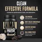 Animal Whey Isolate Protein Powder - Loaded for Pre & Post Workout Muscle Builder and Recovery with Digestive Enzymes for Men & Women - 25g Protein, Great Taste, Low Sugar - Cookies & Cream 2 lbs