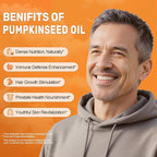 Pumpkin Seed Oil with Saw Palmetto Softgels, 3000mg Per Serving, 300/600 Softgels | Cold-Pressed with Essential Fatty Acids & Phytosterols | Supports Hair, Urinary, Bladder & Prostate Health | Non-GMO