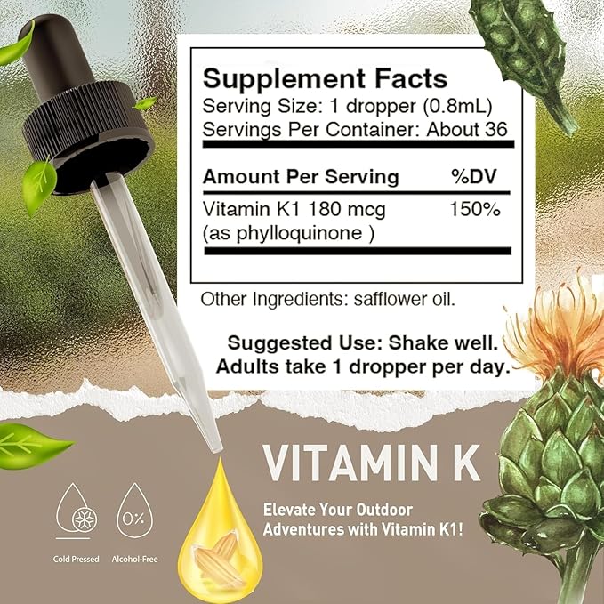 Liquid Vitamin K1 - 1 Fl Oz.