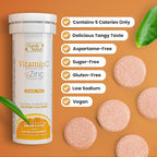 SIGNIFY NATURE Vitamin C 1000mg Effervescent Tablets - Potent Immune Support VIT C with Zinc Supplement - Sugar-Free & Vegan Formula | Dissolvable Vitamin C Tablets - Water Soluble Fizzy Elixir - 80CT