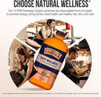 Sovereign Copper Bio-Active Copper Hydrosol, Daily+ 4-in-1 Wellness Supplement for Joint, Bone, Hair, Skin and Nails, Cardiovascular Health, Energy and Metabolic Health Support, 32 fl oz (946mL)