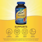 Nature's Way Alive! Men's Multivitamin Gummies,Supports Energy Metabolism*,Muscle Function*,Superfood Antioxidants(1),B-Vitamins,Vegetarian,Fruit Flavored,150 Gummies (Packaging May Vary),(Pack of 2)