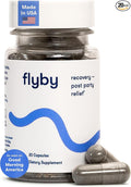Flyby Recovery Supplement - All The Hang, Without The Over!™ - with DHM, Milk Thistle, Vitamin C, Activated Charcoal, and Apple Cider Vinegar - Pre & Post Drinking Formula (20 Count)
