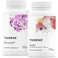 THORNE - Cellular Health Bundle - CoQ10 & NiaCel 400 - Support Energy, Cellular Defense & Healthy Aging - 30 to 60 Servings