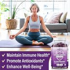 NEW AGE Immune System Support Gummies - Sambucus Black Elderberry Gummies with Vitamin C and Zinc (60 Count (Pack of 1))