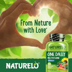 NATURELO Mens Multivitamins for Men 50+ - One Daily Multivitamin for Men with Vitamins, Minerals & Organic Whole Foods, Boost Energy & Health, Non-GMO, 120 Vegetarian Capsules