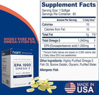 HAIM EPA1000 – High-Potency EPA Fish Oil Supplement – 1,000mg Omega-3 for Heart, Brain & Joint Health – Pure, Burpless Capsules – 60 Softgels – Made in USA